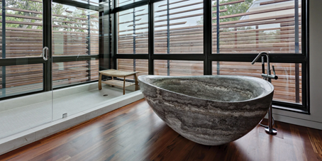 Choosing a Solid Stone-Marble Tub for Bathroom